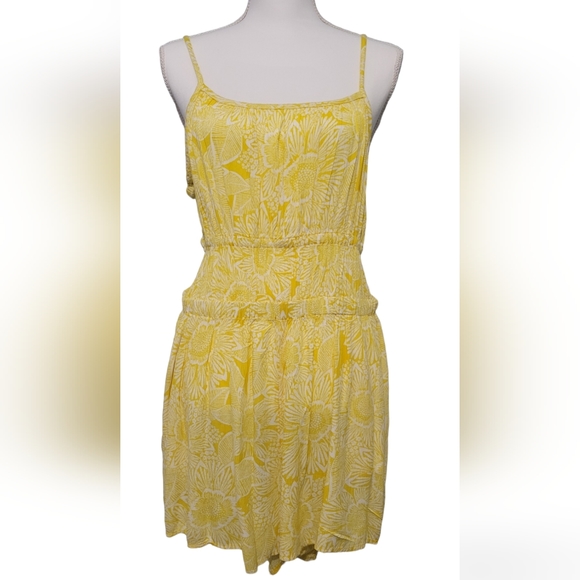 Arizona Jean Company Pants - Arizona Jeans Co. Sunflower Print Romper NWT